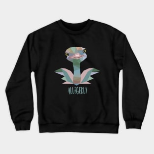 Funny Allegedly Ostrich T Shirt Crewneck Sweatshirt